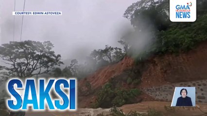 Mga nagbagsakang puno at gumuhong lupa, humambalang sa mga kalsada sa Quezon at Camarines Norte | Saksi