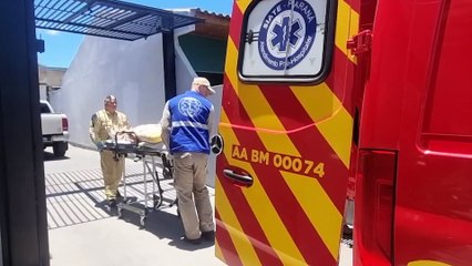 Idosa é socorrida após sofrer queda em residência no Parque Verde