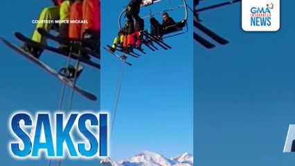 Chairlift, nasira habang nasa taas ng French alps | Saksi
