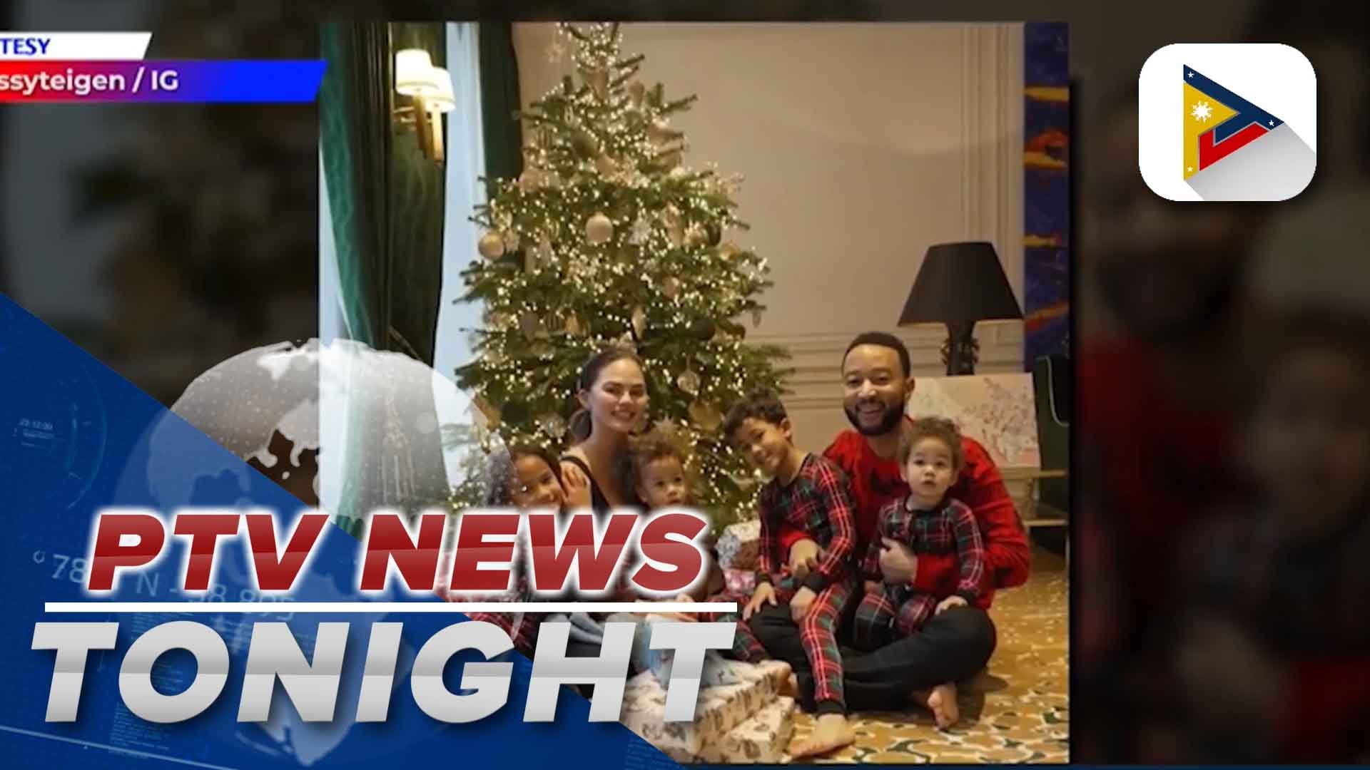 ⁣Celebrities celebrate Christmas