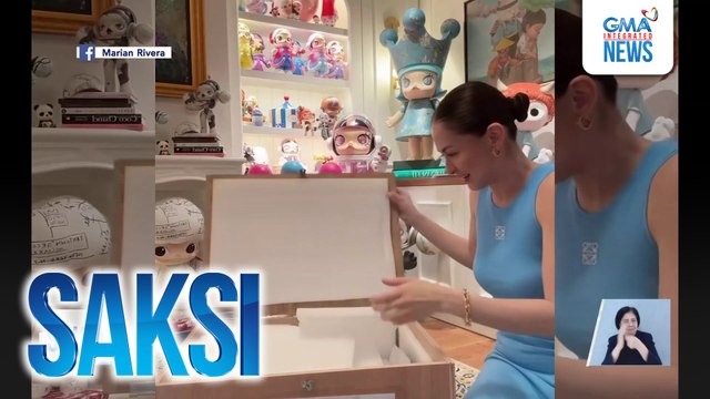 Dingdong Dantes, niregaluhan si Marian Rivera ng Rewind - inspired sculpture | Saksi
