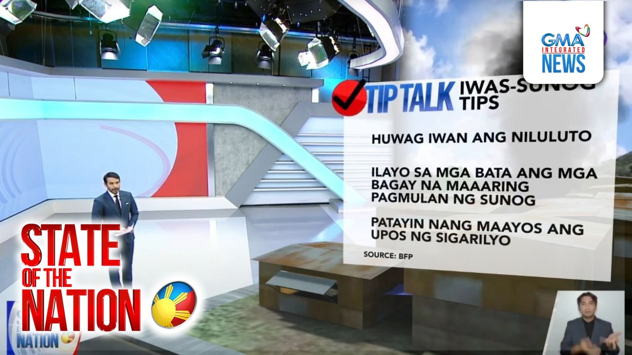 Iwas-sunog tips | SONA