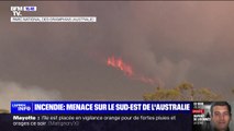 Un gigantesque incendie menace le sud-est de l'Australie