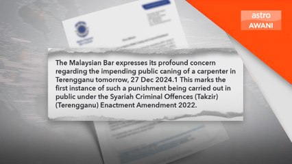 Majlis peguam gesa Terengganu, kerajaan pusat pertimbang semula amalan