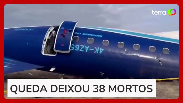 Sistema de defesa aéreo russo derrubou avião fabricado pela Embraer no Cazaquistão, diz agência