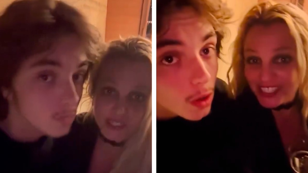 Britney Spears presume su navidad al lado de sus hijos después de dos años de no verlos