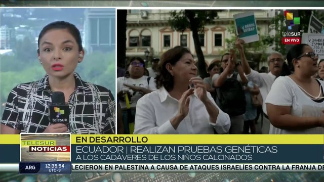 Realizan pruebas genéticas a cadáveres de los niños calcinados