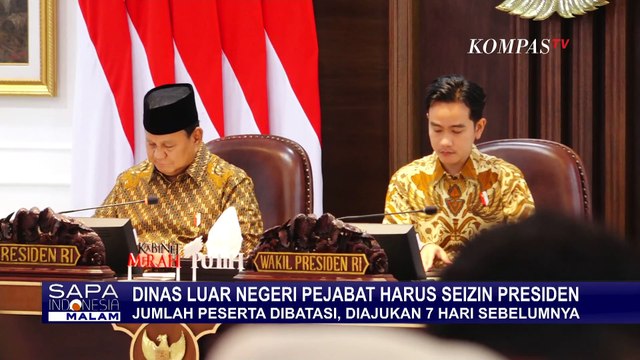 Istana Terbitkan Aturan Baru Dinas Luar Negeri Pejabat Harus Seizin Presiden