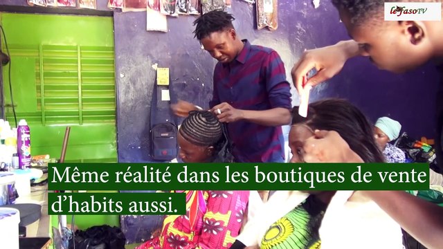Burkina/Fêtes de fin d’années : L’ambiance des salons de coiffure et dans les boutiques de vêtements à Ouagadougou