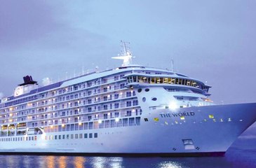 Por cuarta ocasión, llega el crucero residencial MS The World a Puerto Vallarta