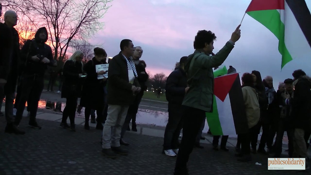 Palästina Spricht – Palestine Speaks auf der BDS Kundgebung vor dem Deutschen Bundestag am 31.01.2020