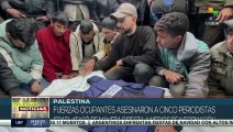 Fuerzas ocupantes de Israel asesinaron a cinco periodistas
