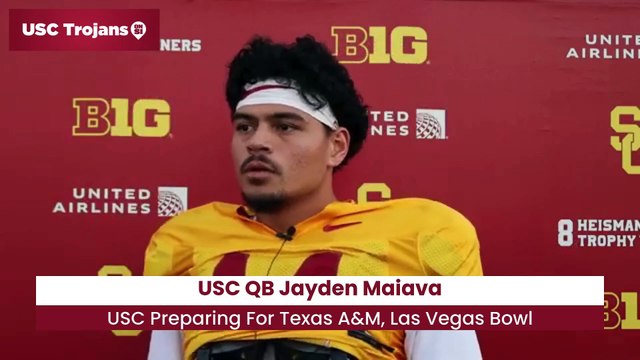 USC Trojans Jayden Maiava Preparing For Texas A&M Aggies, Las Vegas Bowl