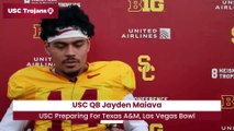 USC Trojans Jayden Maiava Reveals Keys To Las Vegas Bowl