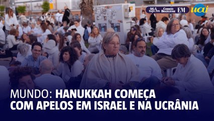 Hanukkah começa com apelos em Israel e na Ucrânia