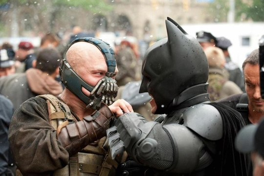 Bane vs Batman ｜The Dark Knight Rises Final Fight - Tom Hardy, Christian Bale