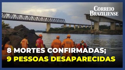 Sobe para oito o número de mortos após queda de ponte entre TO e MA
