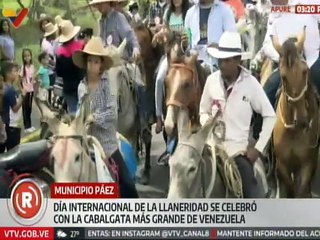 Con cabalgata apureños celebran el Día de la Llaneridad