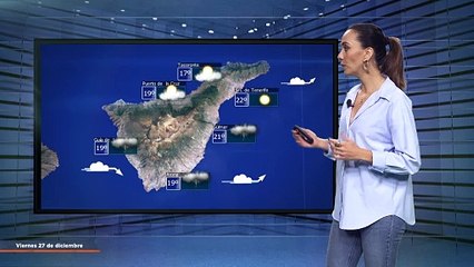 La previsión del tiempo en Canarias para el 27 de diciembre de 2024, en Atlántico Televisión.