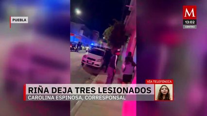Violenta riña deja tres lesionados en Tehuacán, Puebla; entre ellos un policía