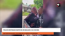 Policía retirado mató de un balazo a su vecino