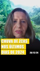 🌧️ Chuva de ZCAS nos últimos dias de 2024
