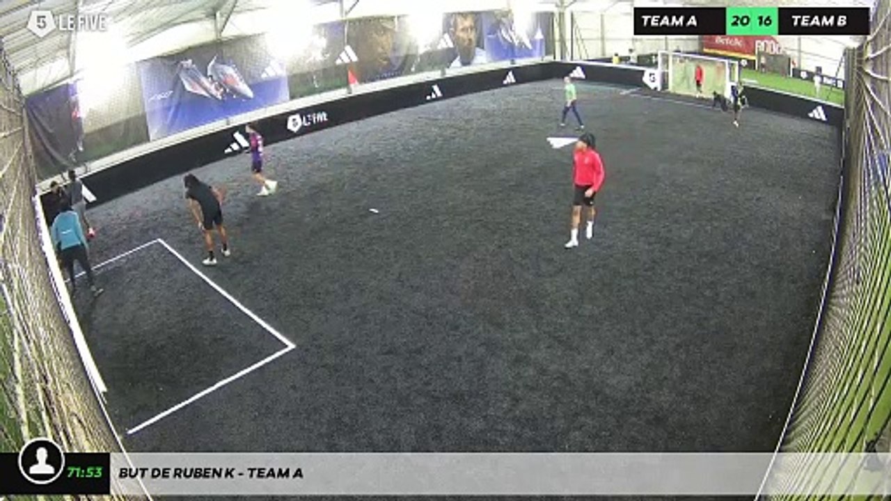 But de Ruben K - Team A