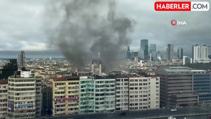 İstanbul'da metruk binada yangın! İşçiler alevlerin arasında mahsur kaldı