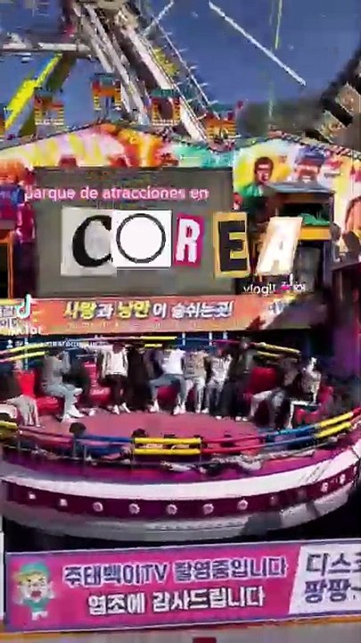 Parque de atracciones en Corea  asia korea seoul corea kpop comidacoreana vlog
