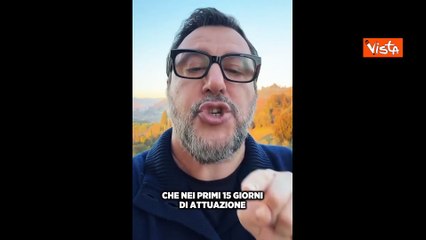 Salvini: "Con il nuovo Codice della Strada in due settimane gi? un calo del 25 per cento dei morti"