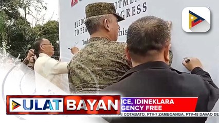 Cagayan province, idineklarang insurgency free