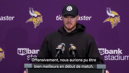Vikings - Darnold : "Un gros travail d'équipe"