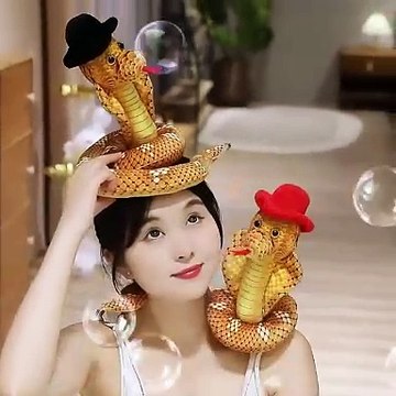 Yangzhou new sunrise wholesale promotional new arrival super beautiful plush realistic lifelike gentleman snake doll toy