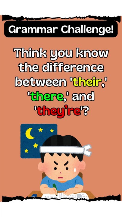 Grammar Challenge: Their, There, or They’re? Which One is Right? #shorts #english #tieka
