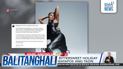 Miley Cyrus, may bittersweet holiday greetings bago matapos ang taon | Balitanghali