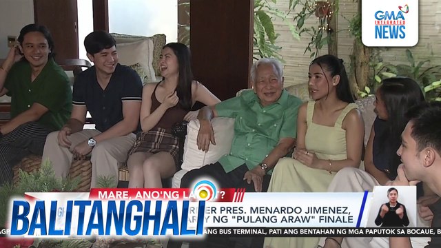 GMA Network former Pres. Menardo Jimenez, nagpa-viewing party ng Pulang Araw Finale | Balitanghali