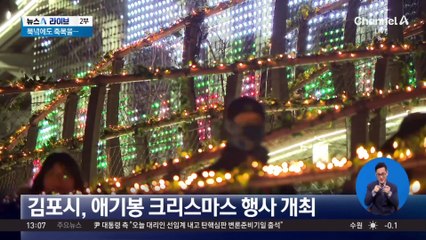 2년 연속 북녘 향해 밝힌 성탄 트리