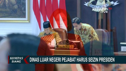 Istana Resmi Terbitkan Aturan Pejabat Dinas ke Luar Negeri Harus Seizin Presiden Prabowo