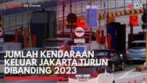 Jumlah Kendaraan Keluar Jakarta Turun Dibanding 2023
