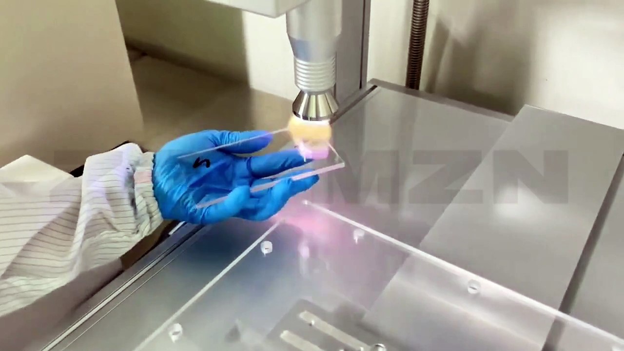 Ultrasonic Spraying Process Glass Surface Preparation Ink Coating