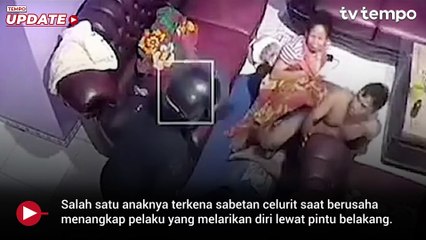 Aksi Perampokan di Karanganyar Terekam CCTV, Satu Orang Terkena Sabetan Celurit