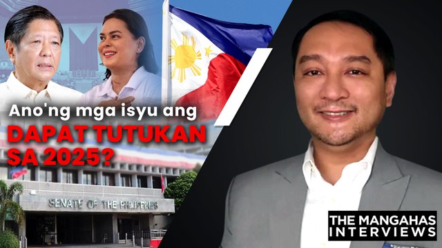 Ano'ng mga isyu ang dapat tutukan sa 2025? | The Mangahas Interviews