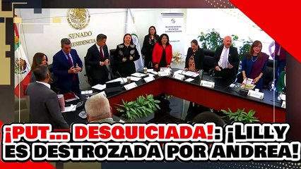 ¡put… desquiciada! ¡‘la narkosecretaria’ Lilly Téllez es destrozada por Andrea Chávez y Sheffield!