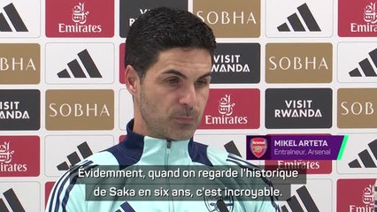 Arsenal - Arteta sur la blessure de Saka : "La résoudre et avancer au jour le jour"
