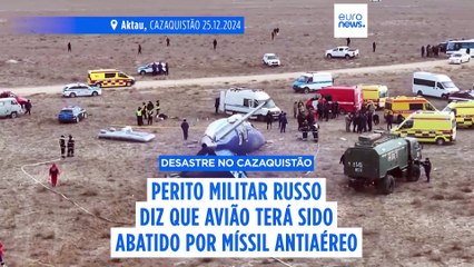 Perito militar afirma que avião da Azerbaijan Airlines terá sido abatido por míssil antiaéreo