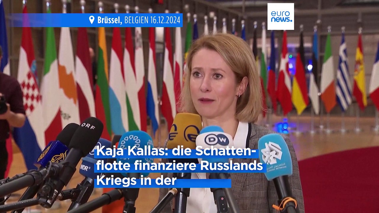 Angriffe auf Ostseekabel: EU will Sanktionen gegen Russlands "Schattenflotte"