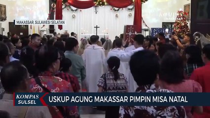 Uskup Agung Makassar Pimpin Misa Natal