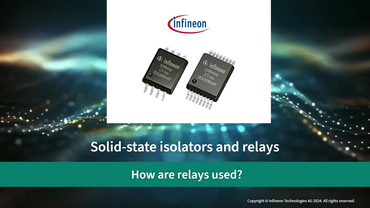 Infineon: Introduction to solid-state isolators and relays