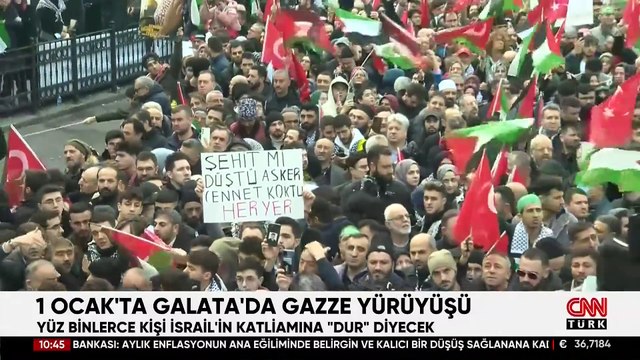 1 Ocak'ta Galata'da Gazze yürüyüşü! Bilal Erdoğan: ''Soykırım dursun diye haykıracağız''