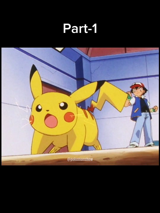 Pokemon show Pikachu vs mingnitute